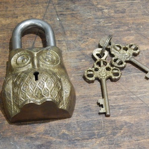 Owl Padlock