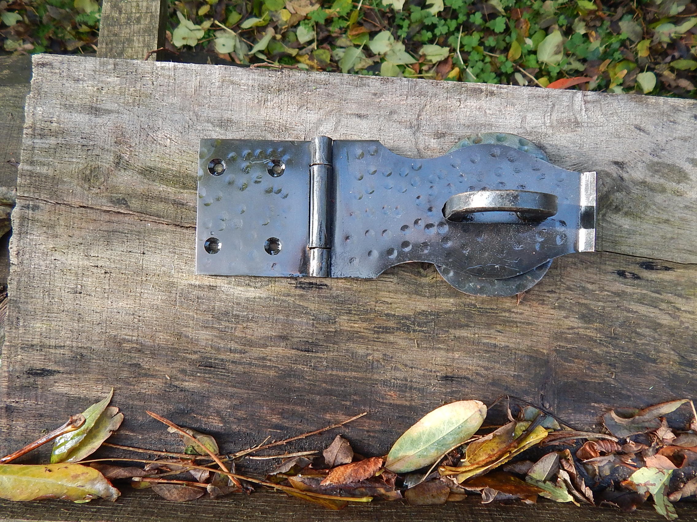 A29 4 inch Iron Trunk Hasp, Rust Finish 02022427