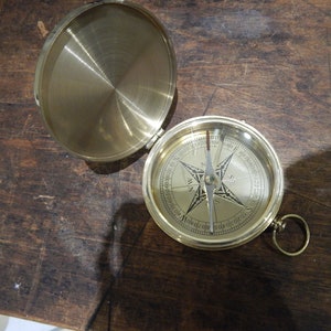 Pocket Compass Ideal Valentines gift. can be engraved with your message.