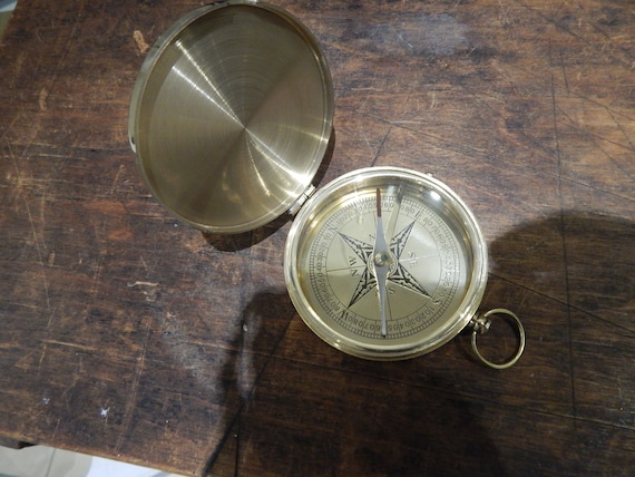 Pocket Compass Ideal Valentines gift. can be engraved with your message.