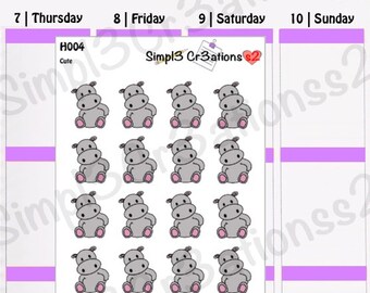 Hilbert Trying To Look Cute Sticker Sheet