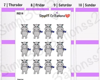 Hilbert Exercise Sticker Sheet