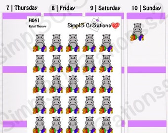 Hilbert And Retail Therapy Sticker Sheet