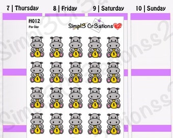 Hilbert And Pay Day Sticker Sheet