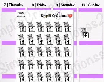 Hilbert With A Social Media Logo (FB)