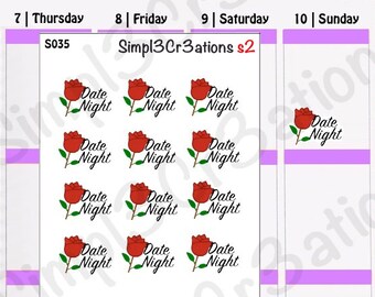 Date Night Sticker Sheet