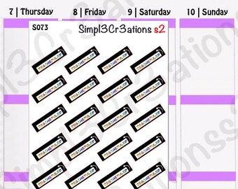 Rescheduled Sticker Sheet