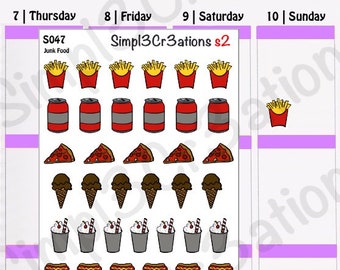 Junk Food Sticker Sheet