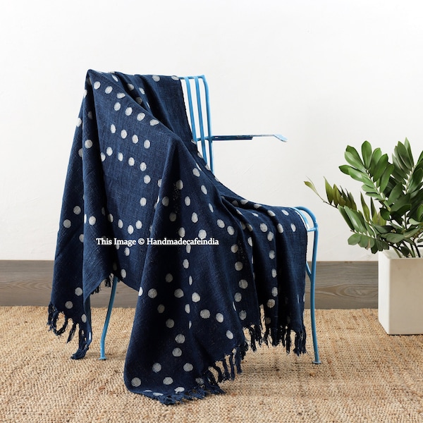 Blue Pattern Throw Blanket Etsy
