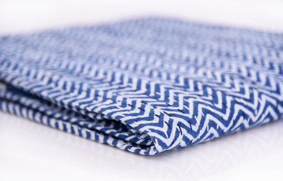 Bohemian Boho Abstract Block Printed Vintage Kantha quilts Hand Stitched Quilt Coverlet Single Size 100/% Indian Cotton