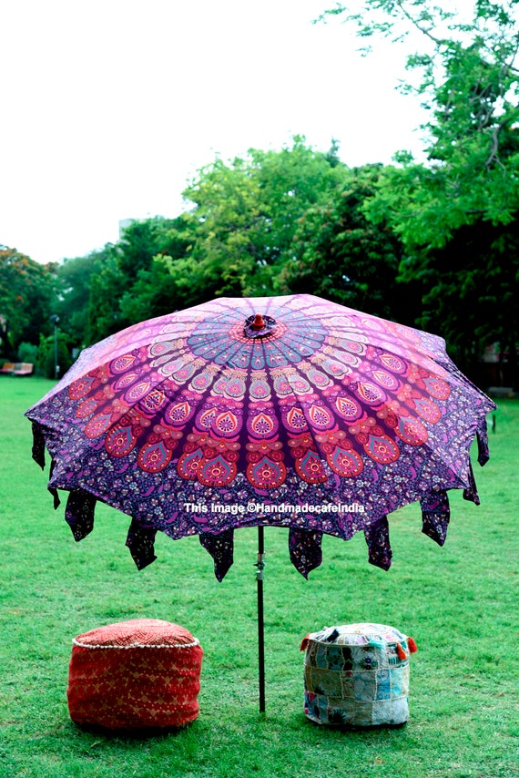reinigen Portret mannetje Grote Tuin Indiase Parasol Paraplu Outdoor Patios Peacock - Etsy Nederland