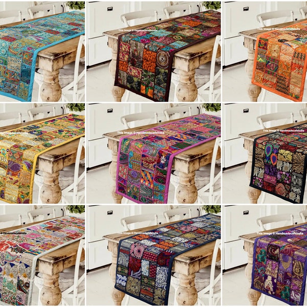 Indian Table Runner Etsy