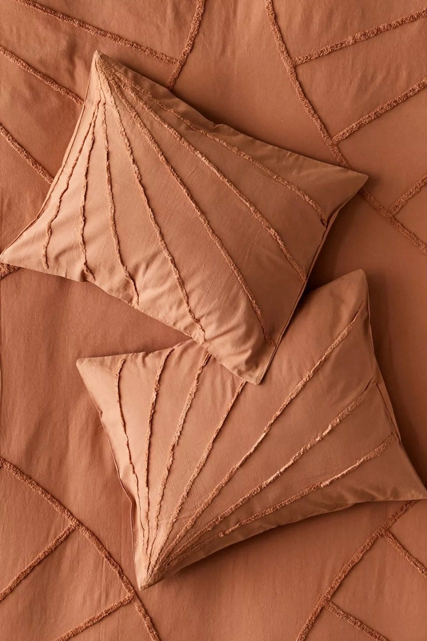 Eden Cotton Tufted Duvet Cover Set Boho Queen Size Comforter Etsy