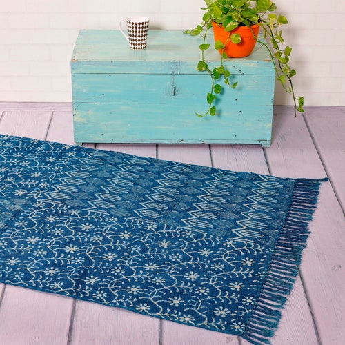 Chindi Rug Floor Mat Reversible Meditation & Yoga Mat Carpet Etsy