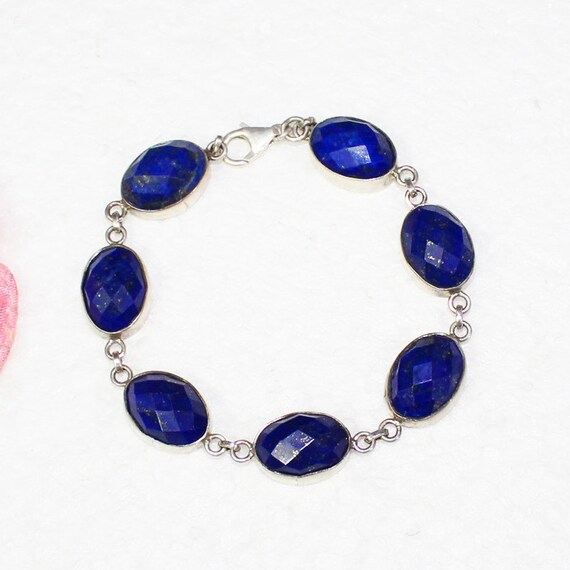 Lapis and hotsell silver bracelet