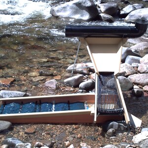 Bedrock Gold Mining Prospecting Kit with Micro Sluice Box