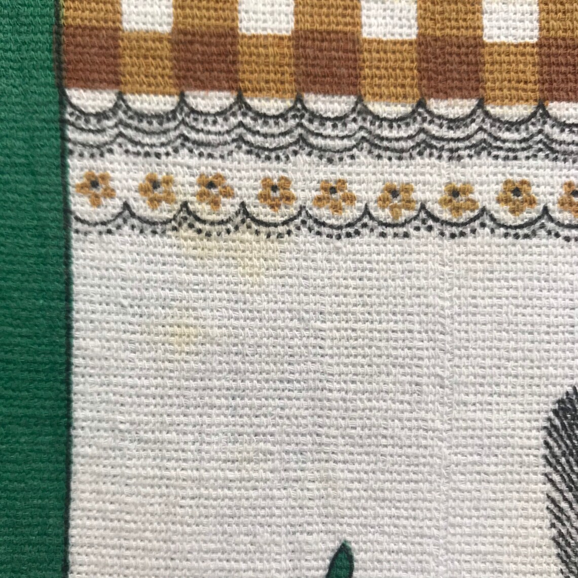 DDR Geschirrtuch East German Vintage Tea Towel Made GDR Etsy