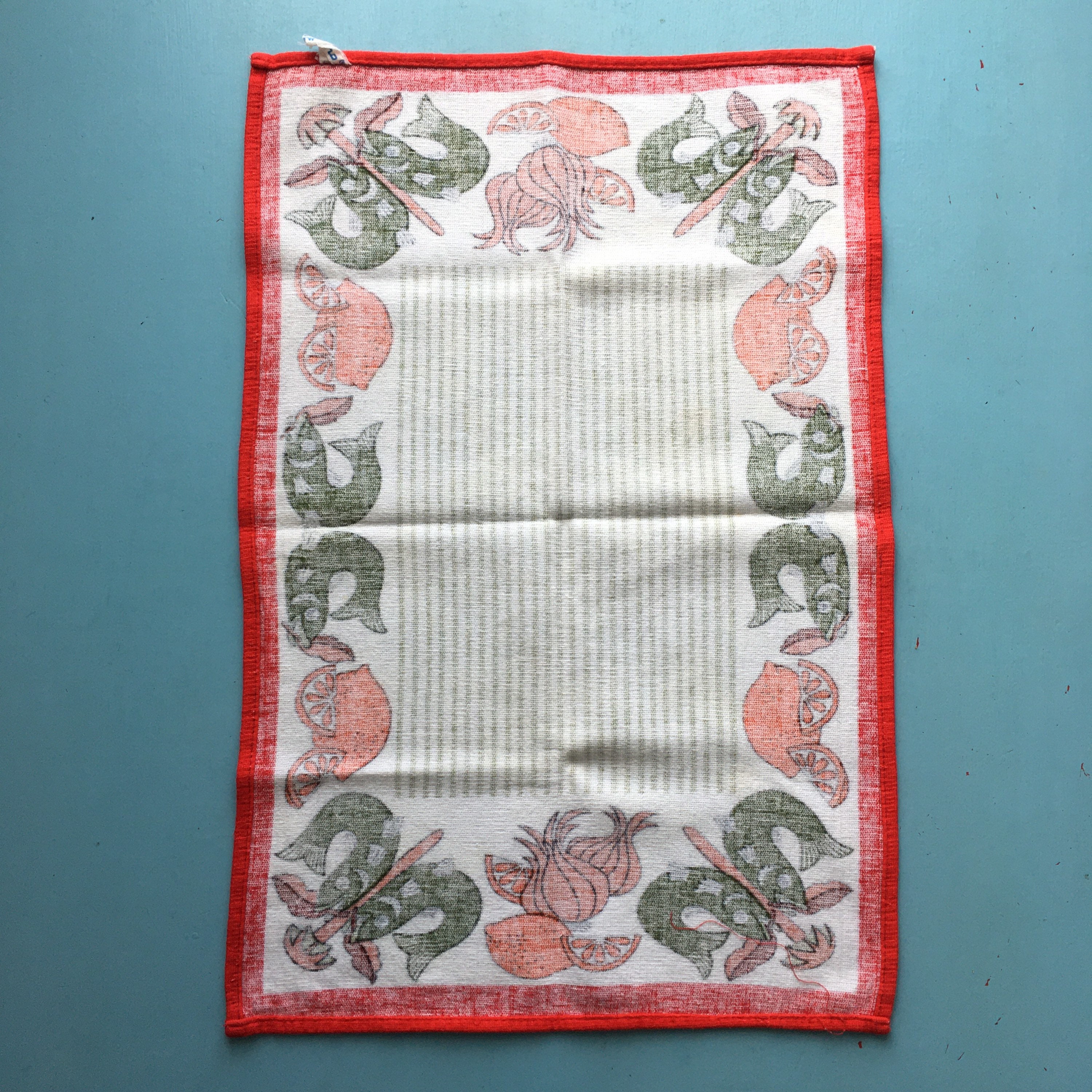 DDR Geschirrtuch East German Vintage Tea Towel Made GDR Etsy