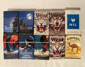 Diversas lecturas Zigarettenschachteln ca. 1990