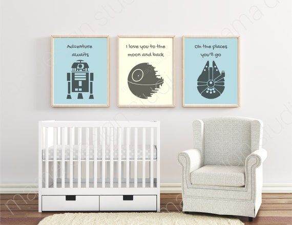 star wars themed baby room