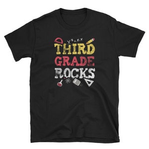 Teacher Shirt, Teacher Gift, 3rd Grade Teacher, School Shirt, Back To School Shirt, Teacher Tee, Third Grade Shirt, Third Grade Rocks