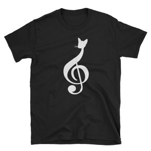 Music Shirt, Musician Gift, Music Lover Shirt, Music Teacher Gift, Music Geek, Cat Shirt, Music Festival, Musical Cat Shirt, Cat Music Note