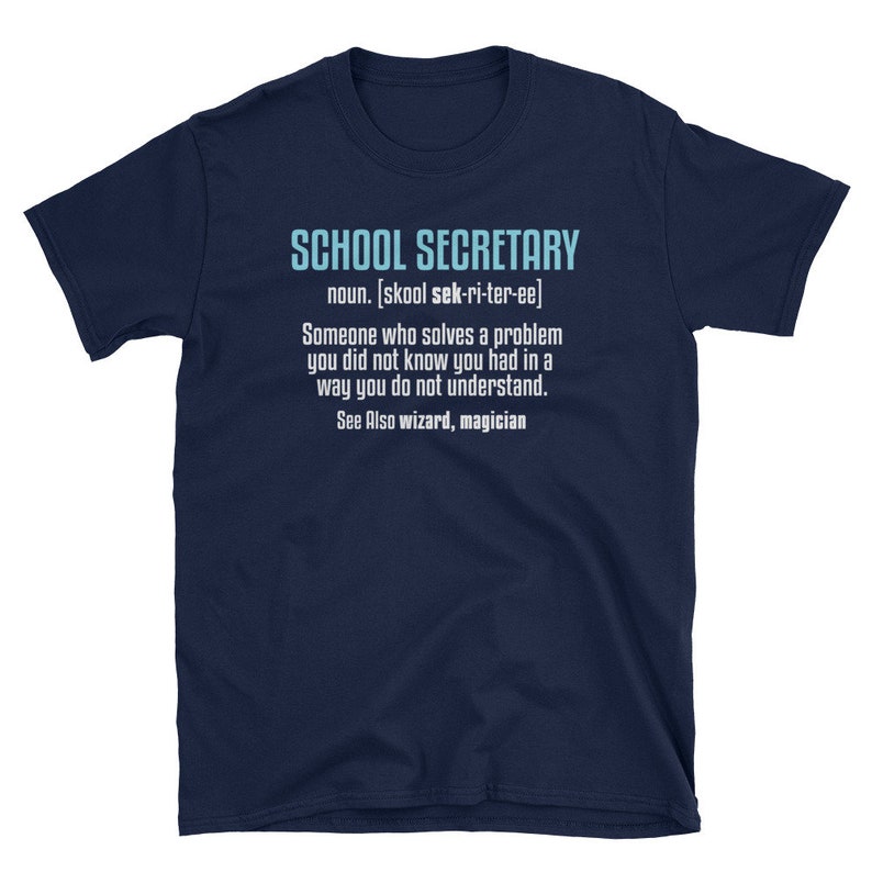 School Secretary Shirt Secretary Gift Back to School Shirt - Etsy