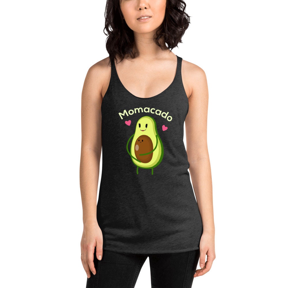 Pregnancy Tank Top, Pregnancy Gift, Preggers Racerback Tank, Pregnant Shirt, Mom To Be Shirt, Funny Pregnancy Shirt, Avocado Shirt, Momacado Holoshirts