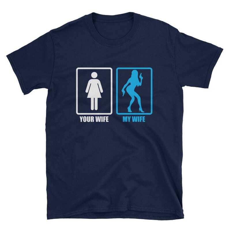 Hubby Shirt, Husband Gift, Husband Shirt, Groom Shirt, My Wife Shirt, Police Wife Shirt, Military Wife Shirt, Your Wife My Wife image 3