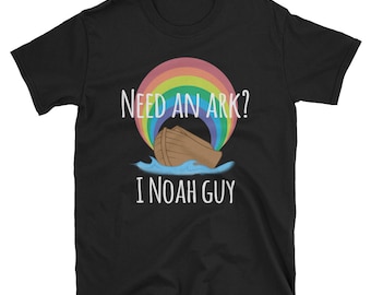 Christelijke shirt, Christelijke gift, christelijke kleding, grappige christelijke shirt, geloof shirt, grappige christelijke Tee, moet een ark ik Noah Guy