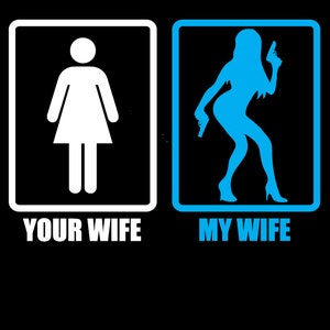 Hubby Shirt, Husband Gift, Husband Shirt, Groom Shirt, My Wife Shirt, Police Wife Shirt, Military Wife Shirt, Your Wife My Wife image 4