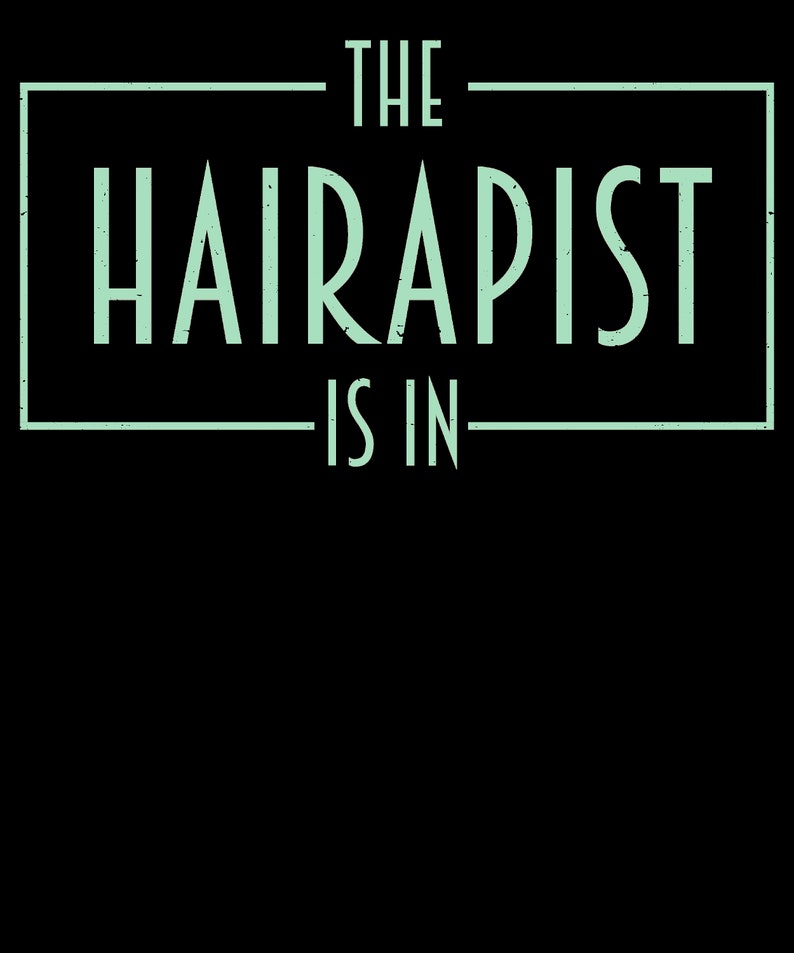 Hairstylist Shirt, Hairdresser Gift, Hairdresser, Barber Shirt, Hair Shirt, Beautician Shirt, Hairdresser Tee, The Hairapist Is In image 4