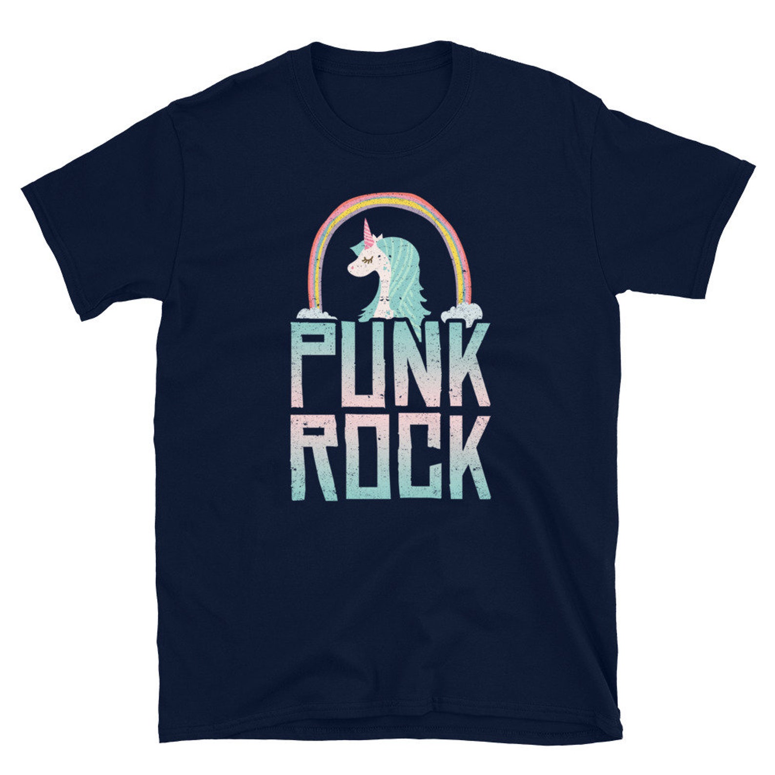 Punk Rock Shirt Punk Rock Gift Punk Shirt Unicorn Shirt - Etsy