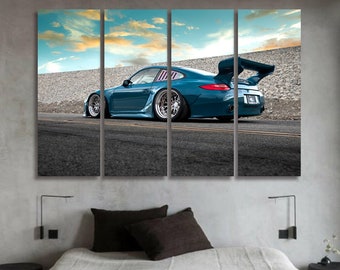Porsche wall art canvas, Porsche GT3 print, Porsche 911 photo, Porsche poster, Porsche canvas art, Porsche print, Porsche wall art, Gift