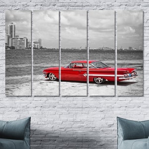 Chevrolet Impala canvas, Chevrolet Impala print, Chevrolet photo, Chevrolet poster, Chevrolet canvas art, Retro car print,Chevrolet wall art