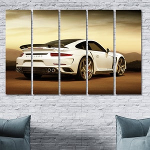 Porsche Carrera 911 print Porsche poster Porsche canvas art Porsche photo Porsche wall decor Room decor Porsche wall art Large canvas Gift