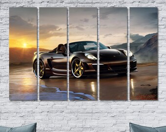 Porsche wall art canvas, Porsche cabriolet print, Porsche photo, Porsche poster, Porsche canvas art, Porsche print, Porsche wall art, Gift