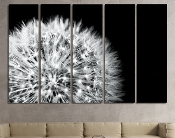 Dandelion canvas print, Dandelion poster, Dandelion canvas art ,Dandelion wall art, Dandelion wall decor, Home decor prints, Wild flower