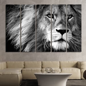 Löwen Poster, Afrikanischer Löwe Poster, Löwe Kunst, Löwe Leinwand Kunst, Tierdruck, Tier Wandkunst, Wilde Tiere Foto, Löwe große Leinwand