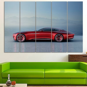 Mercedes Vision Maybach Leinwand Mercedes Wanddeko Mercedes Art Multi Panels Mercedes Print Mercedes Foto Mercedes Dekor Große Leinwand