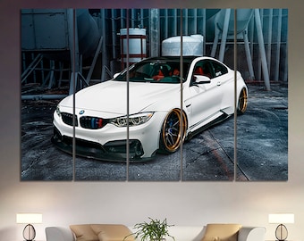 BMW canvas Bmw wall decor BMW poster BMW print Muscle car wall art Sports car canvasBMW wall art canvas set