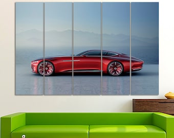 Mercedes Vision Maybach Leinwand Mercedes Wanddeko Mercedes Art Multi Panels Mercedes Print Mercedes Foto Mercedes Dekor Große Leinwand