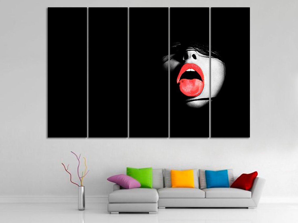 Erotic Wall Décor Erotic Print On Canvas Sexy Wall Poster Etsy