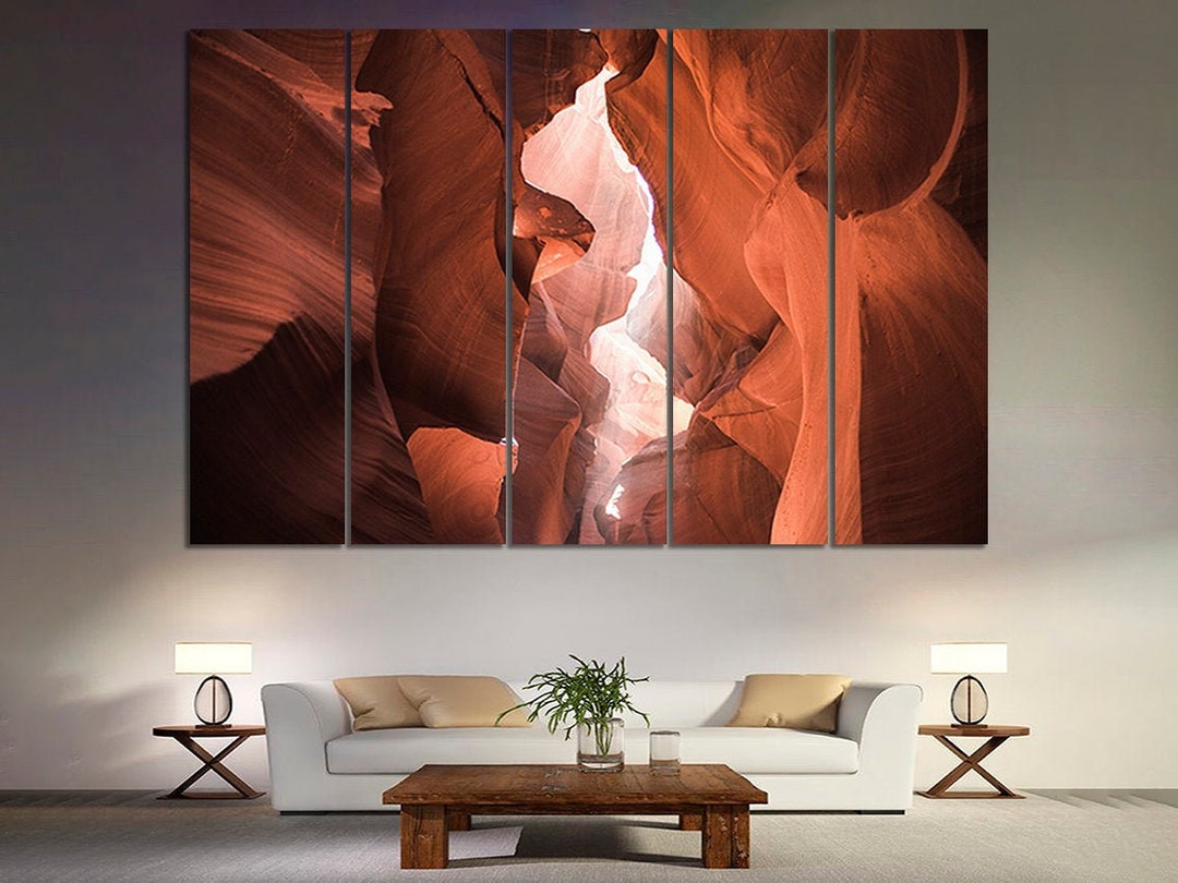 Large Canyon Antelope Canvas Wall Art Antelope Canyon Print - Etsy