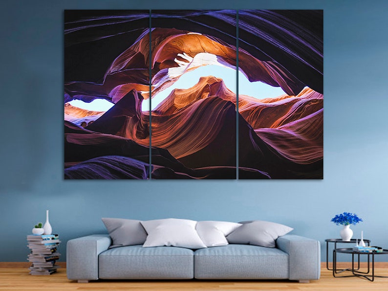 Large Canyon Antelope Canvas Wall Art Antelope Canyon Print - Etsy