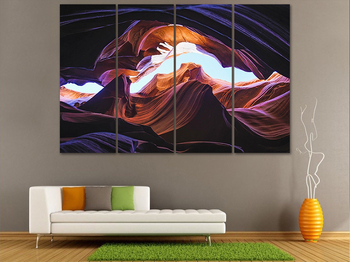 Large Canyon Antelope Canvas Wall Art Antelope Canyon Print - Etsy