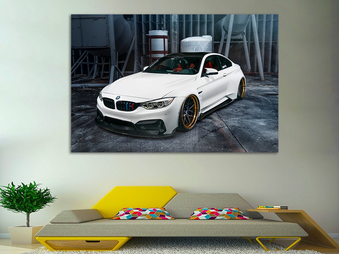 BMW Canvas Bmw Wall Decor BMW Poster BMW Print Muscle Car Wall - Etsy