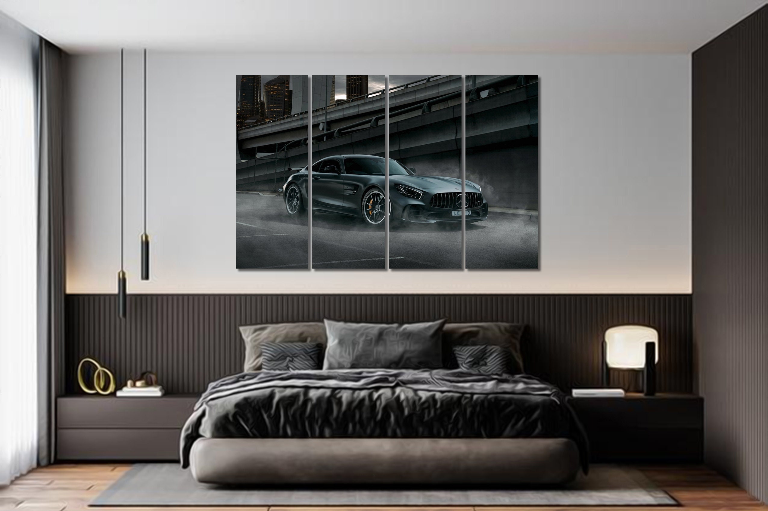 Mercedes AMG GTR Mercedes Wall Art Canvas Mercedes Print - Etsy