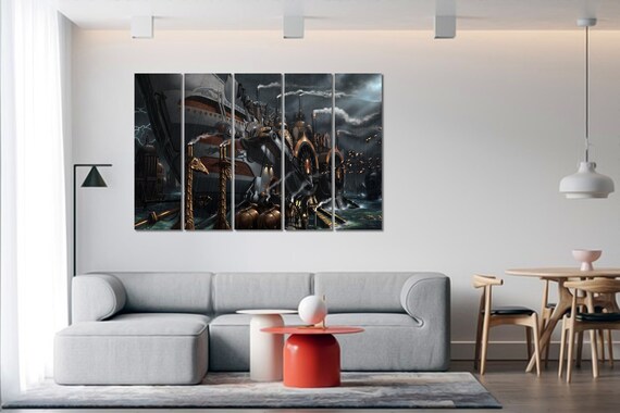 Steampunk Wall Art Steampunk Wall Decor Steampunk Canvas Print - Etsy
