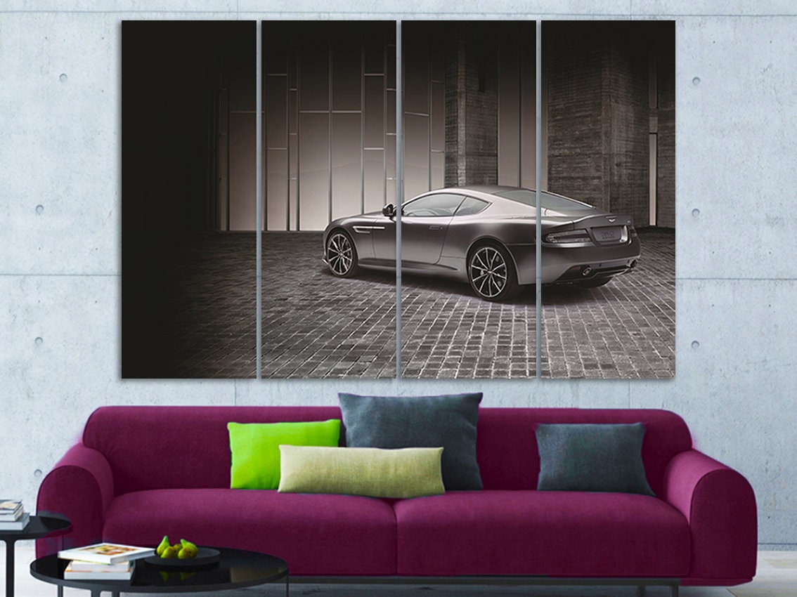 Aston Martin New Home Decor Wall Art, Aston Martin Canvas